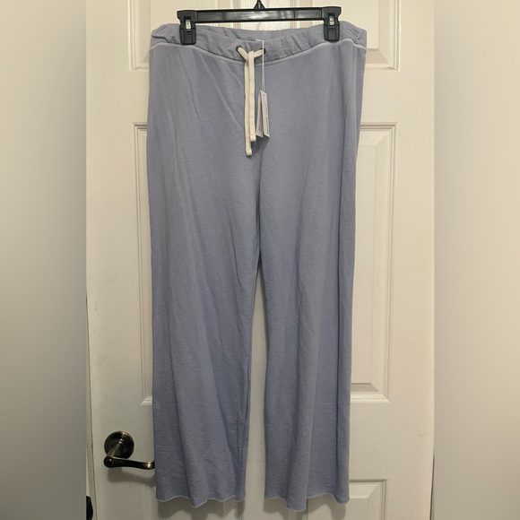 JAMES PERSE Vintage French Terry Cutoff Sweatpants -  Open Sky Pigment-Sz 3- NWT - Picture 3 of 7